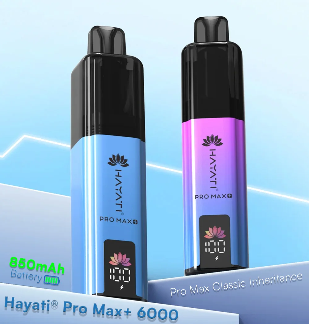Hayati Pro Max+ 6000 Disposable Vape UK with 850mAh Battery and 6000 Puffs
