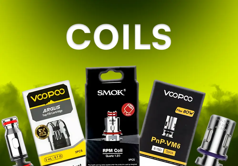 Replacement vape coils in the UK – compatible with leading vape kits and tanks at Vapora.co.uk